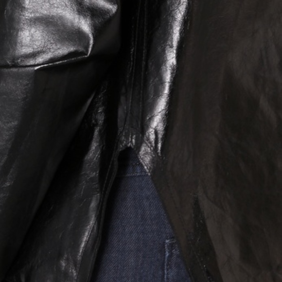 Theyskens' Theory Nabi Kangaroo Leather Jacket in Black Size Small S - Picture 7 of 7